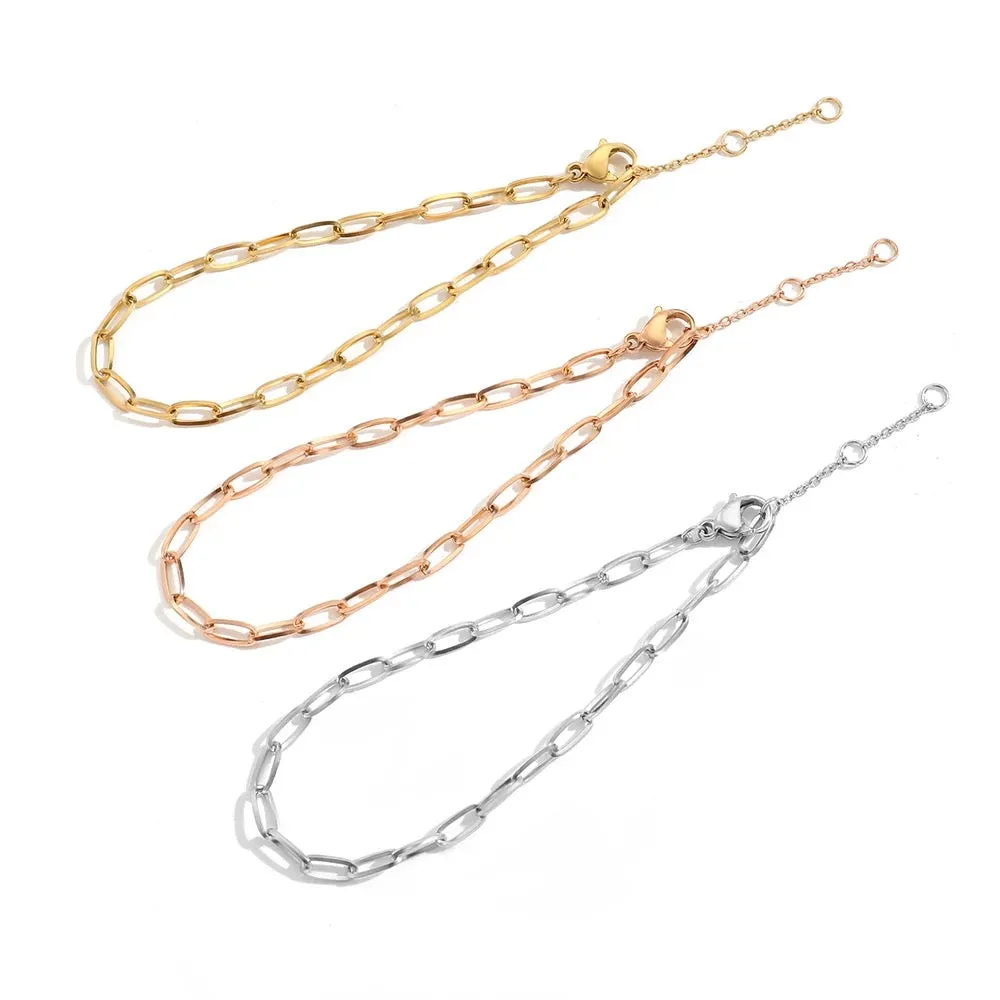 Paperclip Chain Essential Bracelet