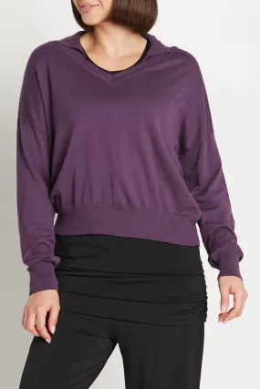 Preppy Sweater | Plum