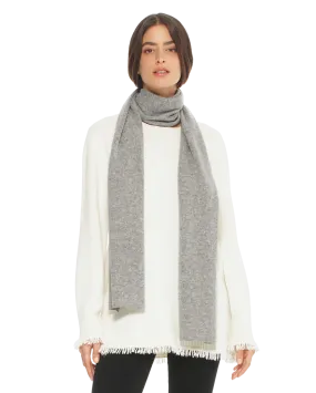 Pure Cashmere Maxi Scarf Medium Grey