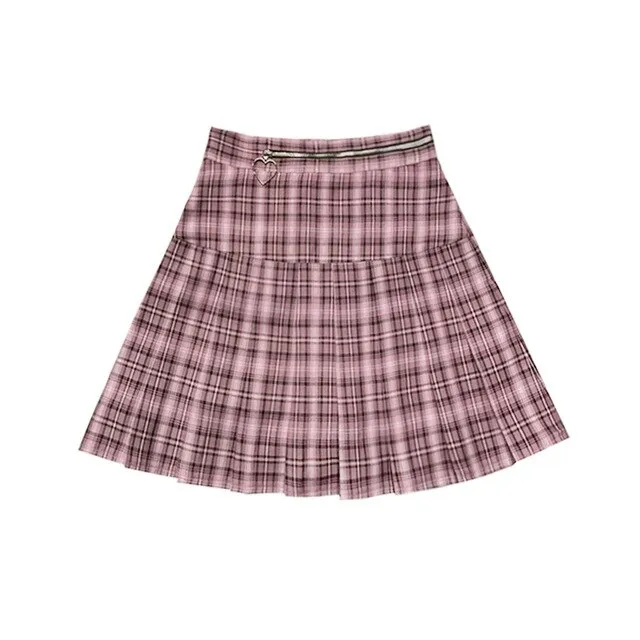 "HEART ZIPPER" SKIRT