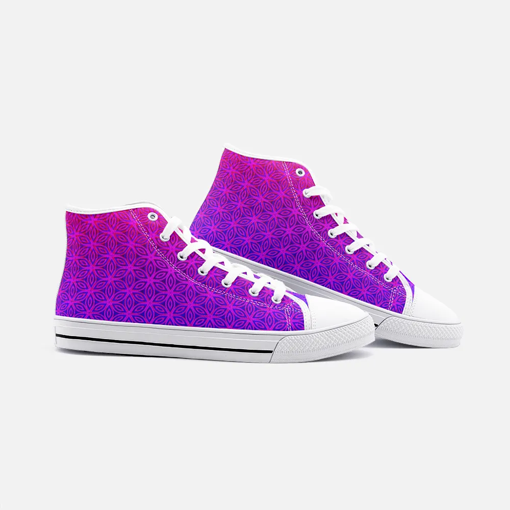 Sacral Bloom Unisex High Top Canvas Shoes