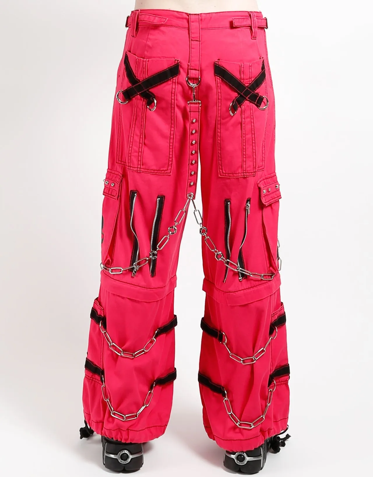 SKULL ZIP OFF PANT PINK