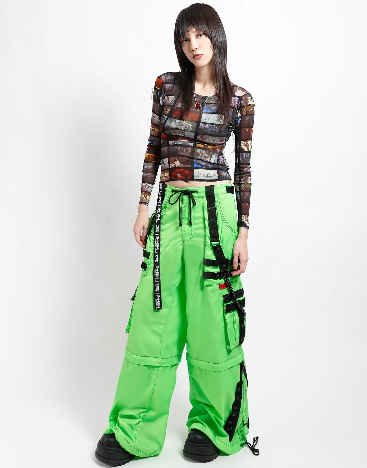 SPACE OUT PANT NEON LIME