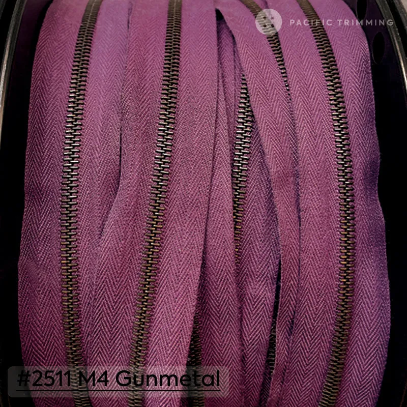 *Stock Clearance Sale* riri Zipper Continuous Chain M4 #2511 Tape with Gunmetal Teeth