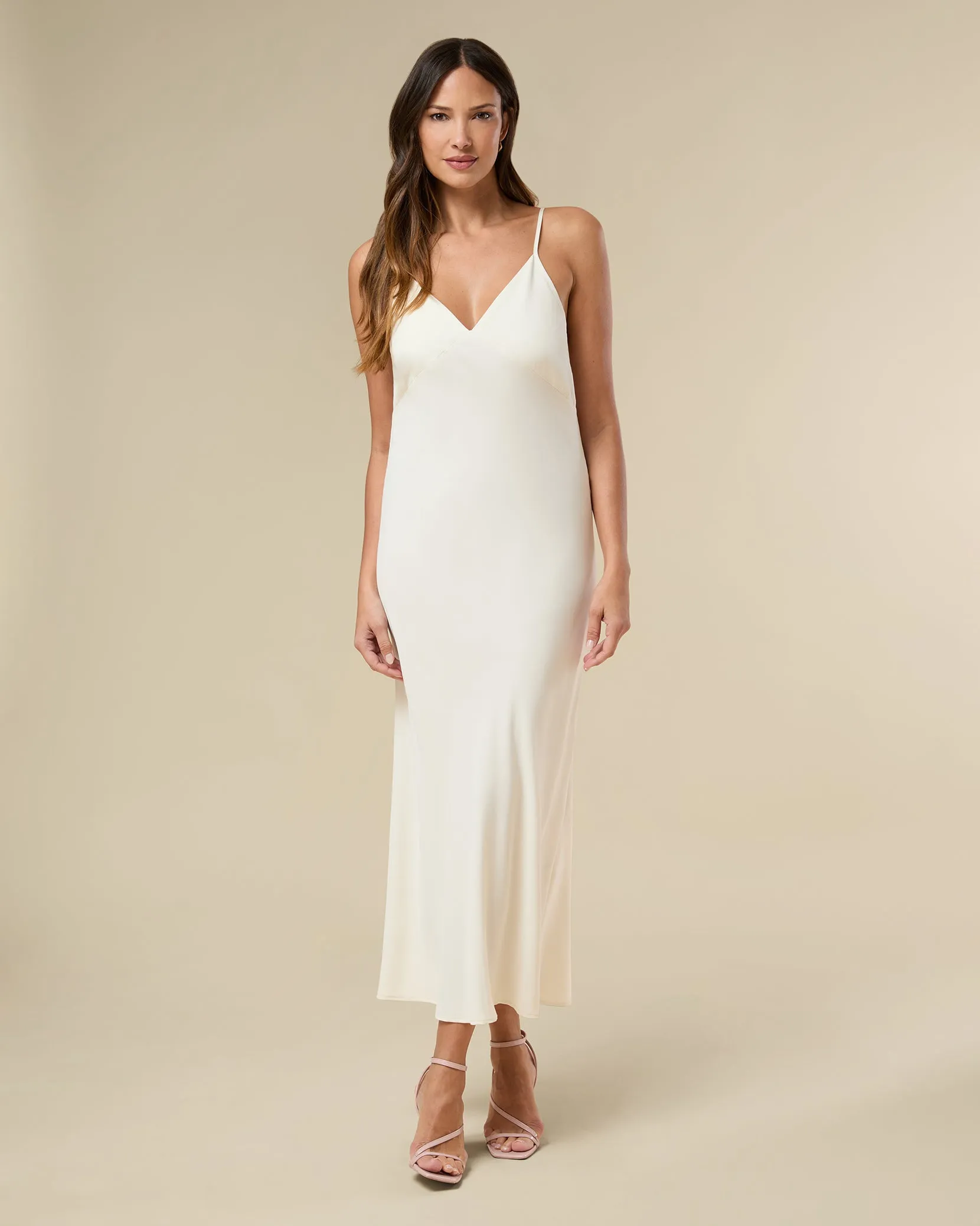 V-neck Slip Dress