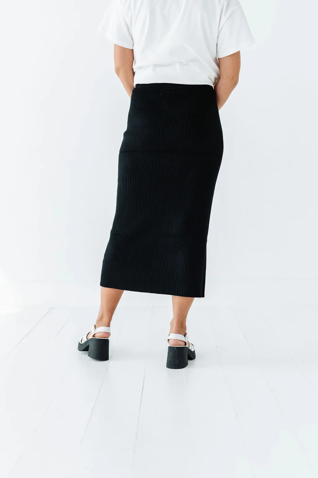 Veronica Ribbed Sweater Skirt