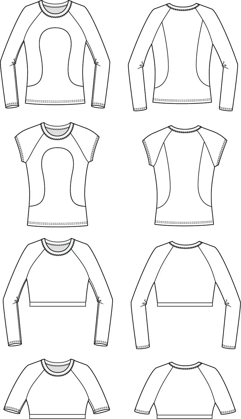 Waimea Rash Guard PDF Sewing Pattern